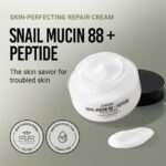 Crema Facial Snail Mucin + Peptide Jumiso - Imagen 2