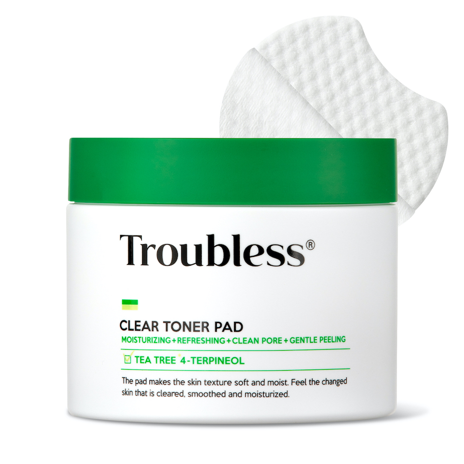 toner pad Almohadillas Tonificantes Clear Toner Pad Troubless - Imagen 1